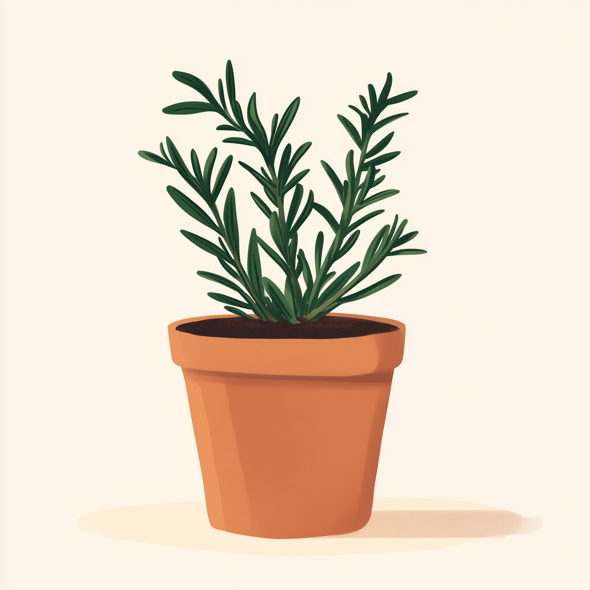 Potted Rosemary Plant