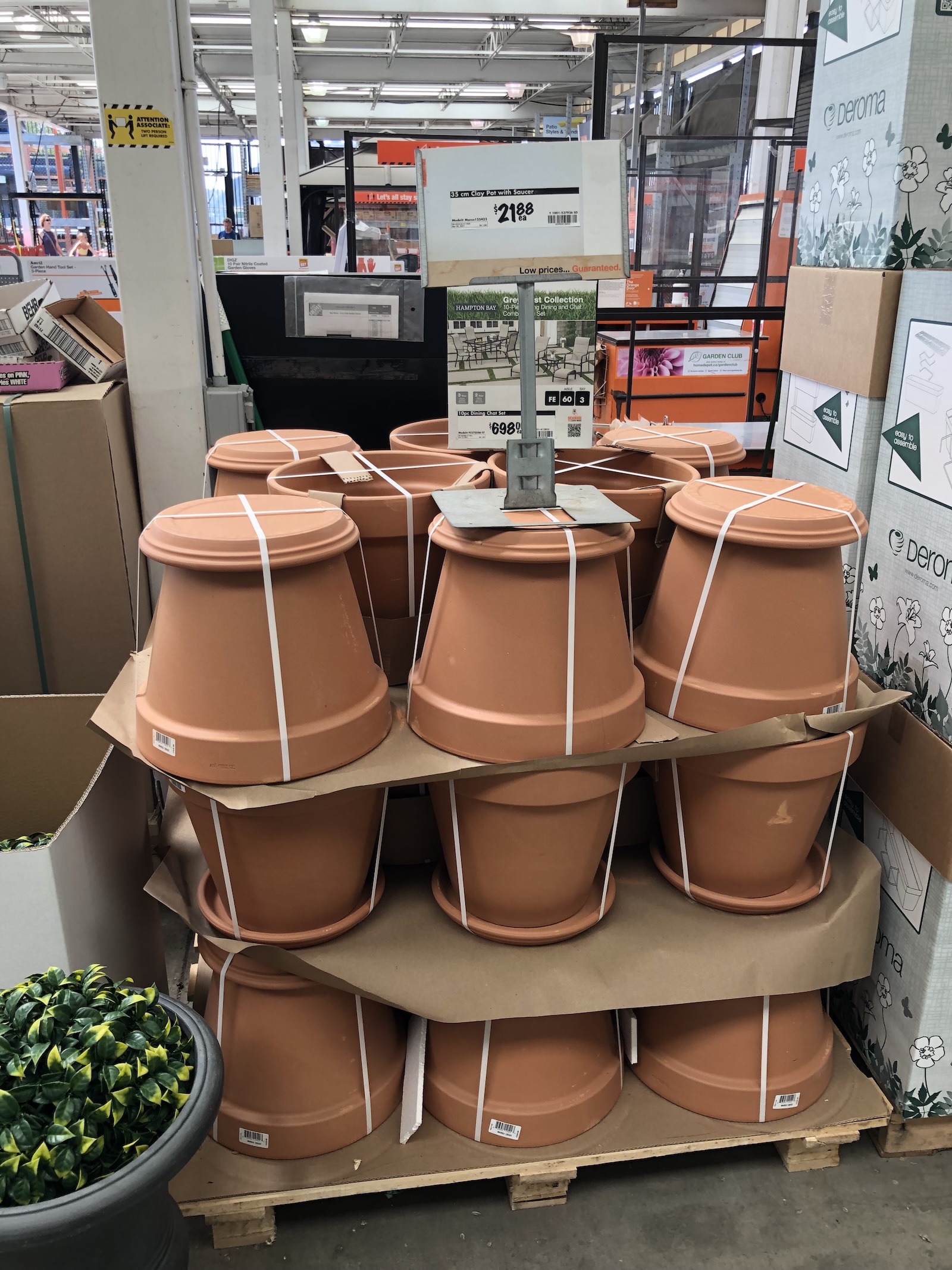 terra cotta planters at home depot